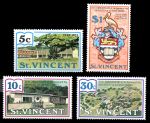 Сент-Винсент 1973 г. • Sc# 360-3 • 5 c. - $1 • 25-летие Карибского университета • полн. серия • MNH OG VF