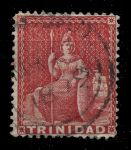 Тринидад 1864-1872 гг. Gb# 69c(SC# 48) • 1 d. • "Британия" • стандарт • Used F-VF