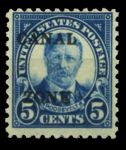 Зона Панамского канала 1925-1928 гг. • SC# 86 • 5 c. • надпечатка на марке США • Теодор Рузвельт • MH OG VF