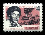 СССР 1963 г. • Сол# 2828 • 4 коп. • Генерал И. В. Панфилов (70 лет со дня рождения) • MNH OG VF