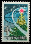 СССР 1964 г. • Сол# 3147 • 4 коп. • С новым годом! • MNH OG VF ( кат. - ₽ 50 )