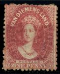 Австралия • Тасмания 1863-1868 гг. • Gb# 70 • 1 d. • Королева Виктория • стандарт • MNG VF ( кат.- £100- )