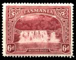 Австралия • Тасмания 1899-1900 гг. • Gb# 236 • 6 d. • Виды и достопримечательности • водопад Дилстон • MH OG VF ( кат.- £30 )