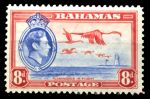Багамы 1938-1946 гг. • Gb# 160 • 8 d. • Георг VI • осн. выпуск  • фламинго • MNH OG VF ( кат. - £15 )