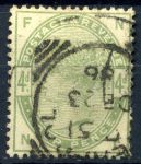 Великобритания 1883-1884 гг. • GB# 192 • 4 d. • королева Виктория • стандарт • Used VF ( кат.- £200 )