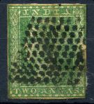 Индия 1854 г. • GB# 31 • 2a. • Королева Виктория • стандарт • Used F-VF (кат.- £40 )