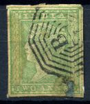 Индия 1854 г. • GB# 31 • 2a. • Королева Виктория • стандарт • Used VF (кат.- £40 )