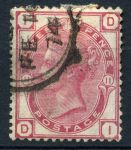 Великобритания 1873-1880 гг. • GB# 144 pl. 11 • 3 d. • королева Виктория • стандарт • Used VF ( кат.- £80 )