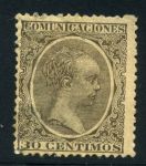 Испания 1889-1899 гг. • SC# 264 • 30 c. • Альфонсо XIII • стандарт • MNG VF ( кат.- $82.5-* )