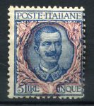 Италия 1901-1926 гг. • SC# 89 • 5 L. • Виктор Эммануил III • стандарт • MH OG VF • ( кат.- $32.50 )