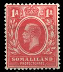 Сомалиленд 1921 г. • Gb# 74 • 1 d. • Георг V • стандарт • MLH OG XF ( кат.- £4 )