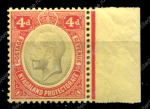 Ньясаленд 1921-1933 гг. • GB# 106 • 4 d. • Георг VI • осн. выпуск • MNH OG XF