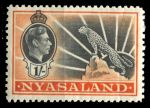 Ньясаленд 1938-1944 гг. • GB# 138 • 1 sh. • Георг VI • осн. выпуск • MH OG VF ( кат. - £4- )