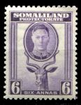 Сомалиленд 1938 г. • Gb# 98 • 6 a. • Георг VI основной выпуск • овца • MH OG VF ( кат. - £13- )