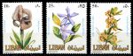 Ливан 1984 г. • SC# 482-4 • 10,25 и 50 p. • Дикие цветы • MNH OG XF • полн. серия ( кат.- $9 )