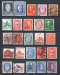 Норвегия • XX век • набор 25 разных старых марок • Used F-VF