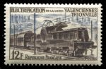 Франция 1955 г. SC# 768 • 12 fr. • Электрификация железных дорог • электровоз • MH OG VF