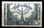 Франция 1955 г. SC# 766 • 15 fr. • Достижения в развитии телевидения • MH OG VF