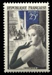 Франция 1955 г. SC# 764 • 25 fr. • Французская перчаточная индустрия • MH OG VF