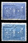Румыния 1938 г. SC# 470-1 • 7,5 и 10 L. • "Балканское" соглашение Румынии, Югославии, Греции и Турции • Used XF • полн. серия