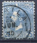 Румыния 1880 г. SC# 74 • 25 b. • король Кароль I • Used XF