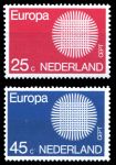 Нидерланды 1969 г. SC# 475-6 • 25 и 45 c. • выпуск "Европа" • MNH OG XF • полн. серия ( кат.- $5 ) 