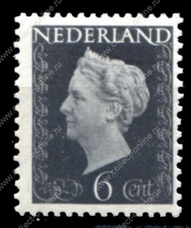 Нидерланды 1947-48 гг. SC# 287 • 6c. • Королева Вильгельмина • стандарт • MNH OG XF
