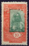 Берег Сомали 1915-1916 гг. • Iv# 87 • 10 c. • осн. выпуск • сомалийская женщина • MH OG VF