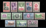 Британский Гондурас 1938-1947 гг. • Gb# 150-61 • 1 c. - $5 • Георг VI • осн. выпуск • полн. серия(12 марок) • MH OG VF ( кат. - $250- )