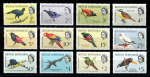 Британский Гондурас 1962 г. • Gb# 202-13 • 1 c. - $5 • птицы • полн. серия • MH OG VF ( кат. - £95- )