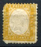 Италия 1862 г. • SC# 21 • 80 c. • Виктор Эммануил II • MNG ( кат.- $50- )