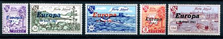 Херм остров 1961 г. • подборка 5  марок • MNH OG VF