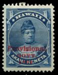 Гаваи 1893 г. • SC# 54 • 1 c. • надп. местного правительства •  принцесса Лайклики • MH OG VF+