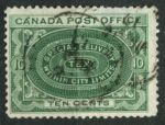 Канада 1898 г. • SC# E1 • 10 c. • спец. доставка • Used F- ( кат.- $11 )