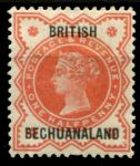 Бечуаналенд 1888 г. • Gb# 9 • ½ d. • королева Виктория (надп. на м. Великобритании) • стандарт • MH OG VF