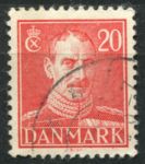 Дания 1942-1946 гг. • SC# 282 • 20 o. • Король Кристиан X • стандарт • Used F-VF