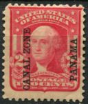 Зона Панамского канала 1904 г. • SC# 5 • 2 c. • надпечатка на марке США • Джордж Вашингтон • MNG F-VF ( кат. - $35- )