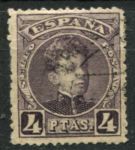 Испания 1901-1905 гг. • SC# 285 • 4 p. • Альфонсо XIII • стандарт • Used VF ( кат.- $22.5 )