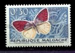 Мадагаскар 1960 г. • SC# 306 • 0.30 fr. • Природа острова • бабочка • MNH OG VF