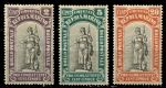Сан-Марино 1918 г. • SC# B3-4,6 • 2,5 и 20 c. • Статуя свободы • благотворительный выпуск • MH OG VF ( кат. - $12 )