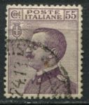 Италия 1908-1927 гг. • SC# 106 • 55 c. • Виктор Эммануил III • стандарт • Used VF • ( кат.- $37.5 )