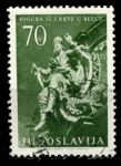 Югославия 1956 г. • Mi# 785 • 70 D. • Югославское искусство • Used(ФГ)/* VF ( кат. - €10 )