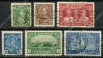 Канада 1935 г. • Sc# 211-6 • 1 - 13 c. • 25-летие коронации Георга V • полн. серия • Used VF ( кат. - $13.5 )