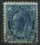 Канада 1897-1898 гг. • SC# 70 • 5 c. • Королева Виктория • (выпуск с кленовыми листьями) • Used F-VF ( кат.- $10 )