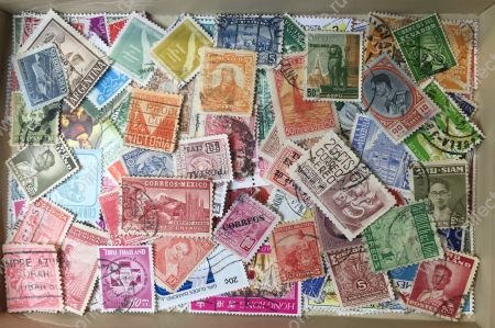 250+ старых и старинных иностранных марок из коробки • Used VF