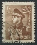 Иран 1951-1952 гг. • SC# 962 • 10 R. • Мохаммед Реза Пехлеви • стандарт • Used VF ( кат.- $ 1 )