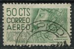 Мексика 1950-1952 гг. • SC# C193 • 50 c. • штаты • Чьапас (воин майя) • авиапочта • Used F-VF