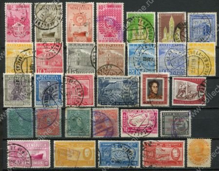 Венесуэла • XX век • набор 30+ разных, старых марок • Used F-VF