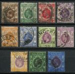 Гонконг 1921-1937 гг. • Gb# 117 .. 129 • 1 c. .. $1 • Георг V • стандарт (11 марок) • Used VF 