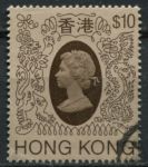 Гонконг 1982-1987 гг. • SC# 401 • $10 • Елизавета II • стандарт • Used XF ( кат.- $ 5 )